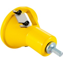 Tappijyrsin alumiini ja teräsrunko kolme halkaisijaa 25,4/38/50,8 mm 8 terää kotiverstaaseen