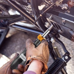 Säädettävä momenttiruuvimeisseli kromivanadiiniteräs alumiiniseos 1/4 tuuman käyttövarsi 18 kärkeä kotelo