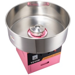 Hattarakone 1000W suuri kulho 6 hattaraa minuutissa vaaleanpunainen elintarvikekelpoinen ruostumaton teräs