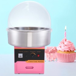 Hattarakone 1000 W läpinäkyvällä suojakuvulla pinkki ruostumaton säilytyslaatikko 6 kpl/min