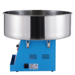 Sähkökäyttöinen hattarakone 1000 wattia ruostumattomalla teräskulholla 6 hattaraa minuutissa sininen