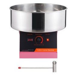 Sähkökäyttöinen hattarakone 1000W elintarvikekelpoinen ruostumattomasta teräksestä oleva kulho vaaleanpunainen juhliin