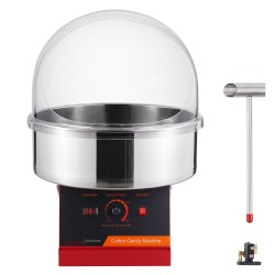 Sähköinen hattarakone tuhannen watin ruostumaton teräskulho suojakupulla kuusi annosta minuutissa punainen