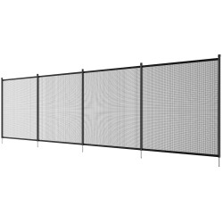 Uima allasaita 1 21x3 66 m musta 340 g verkkokangas alumiinitolpat ruostumattomat jalat