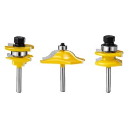 Jyrsinteräsarja 3 osaa YG8 kovametalli 6 35 mm varsi puukotelo puuntyöstöön