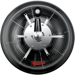 Manuaalinen lehtikulholeikkuri 430x430x380 mm 3 ruostumatonta terää taitettava kuivauspussi läpinäkyvä kupu