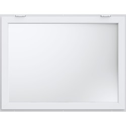 Myyntiluukku alumiiniseosrunko 124,8×94,3 cm ruostumattomat teräsverkot ruokarekkoihin