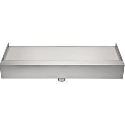 Vesiputoussuutin ruostumattomasta teräksestä 60 x 26 x 8 cm asennustarvikkeilla lampiin