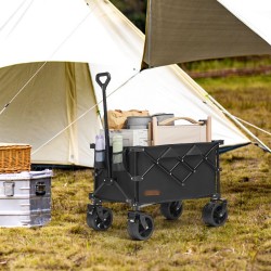 Taittuva kärry rautarunko 600D kangas 150 L noin 120 kg maksimikuorma maastorenkaat