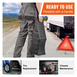 Huoltoramppi PP-muovi 9071,8 kg kantavuus 14 cm nostokorkeus kaksipyöräisille akseleille