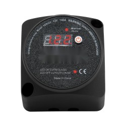 Kaksoisakun erottaja 12V 140A LED näytöllä silikonitiivisteellä manuaalisella ja automaattisella tilalla