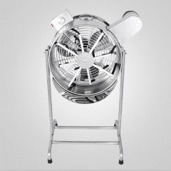 Sähköinen lehtileikkuri 18-tuumainen ruostumaton teräs 40 wattia 3-nopeuksinen