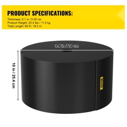 Puutarhan reunalista kierrätetystä HDPE-muovista 18,3 m 25,4 cm nurmikoille