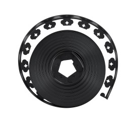 Muovireunalista PE-muovi 3000 x 4 cm 120 maapiikkiä puutarhaan