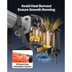 Sähkökäyttöinen piikkausvasara 2200 wattia 6 talttaa 1400 iskua minuutissa