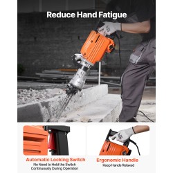 Sähkökäyttöinen piikkausvasara 2200 wattia 6 talttaa 1400 iskua minuutissa