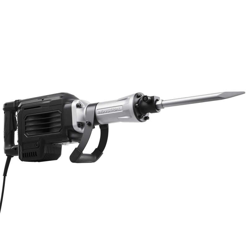 Sähköinen piikkausvasara 2800 wattia 1200 iskua minuutissa 45 joulea 3 meisseliä kantolaukku