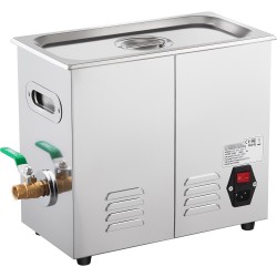 Ultraäänipesuri 304 ruostumaton teräs 6 litraa säädettävä 36 40 kilohertsiä digitaalinen ajastin