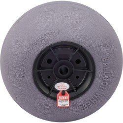 Rantailmapyörät 2 kpl TPU 33 cm kärryihin mukana käsipumppu