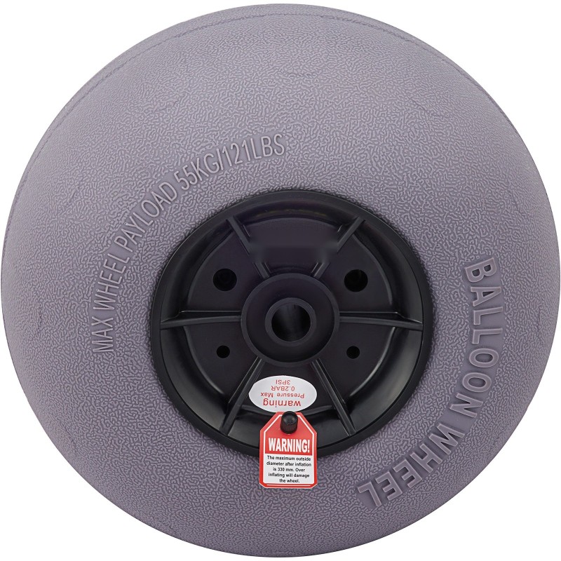 Rantailmapyörät 2 kpl TPU 33 cm kärryihin mukana käsipumppu