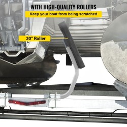 Trailerin ohjainpari sinkittyä terästä 24 tuuman laudoilla venetrailereihin