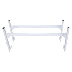 Pakettiauton kattoteline alumiiniseosinen 2 kpl säädettävä 1300 2060 mm 181 kg pora asennus