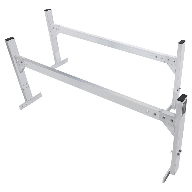 Pakettiauton kattoteline alumiiniseosinen 2 kpl säädettävä 1300–2060 mm 181 kg pora-asennus