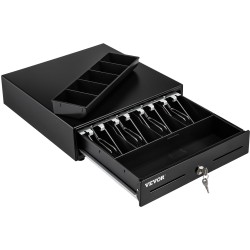 Kassalaatikko teräsrunko ABS lokerot 4 setelilokeroa 5 kolikkolokeroa 33 x 34 3 x 9 cm