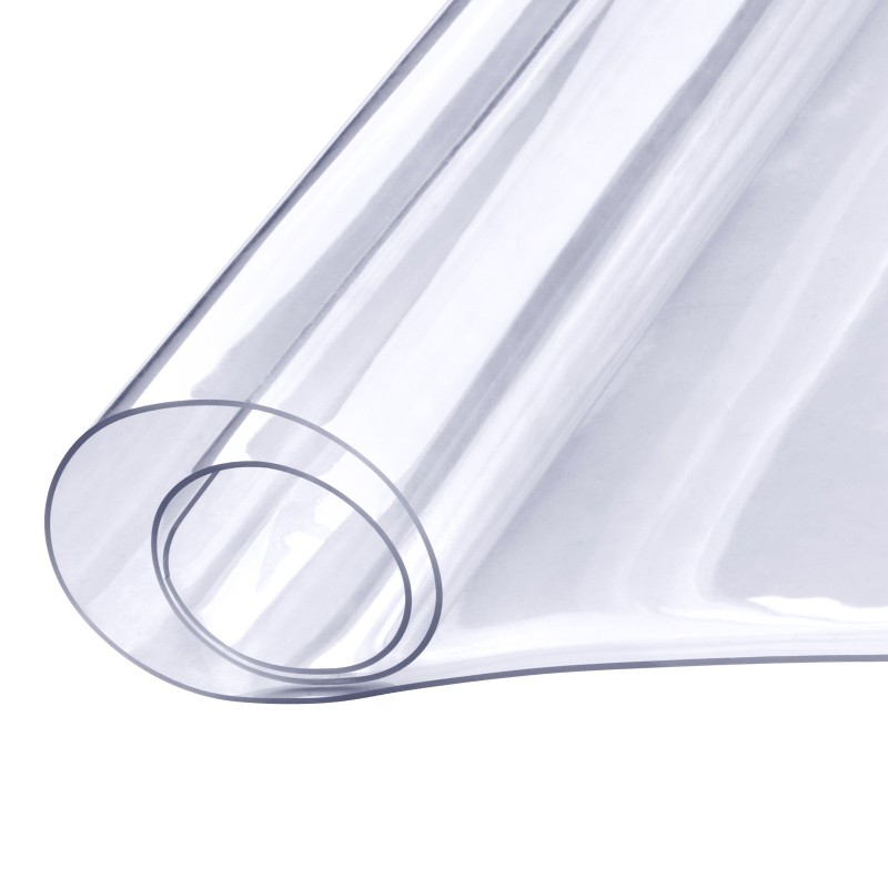 PVC läpinäkyvä pöydänsuojus 306 x 614 mm 1,5 mm kirjoitus ja ruokapöydille
