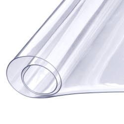 PVC-pöydänsuoja läpinäkyvä 457 x 925 mm 1,5 mm suorakulmio