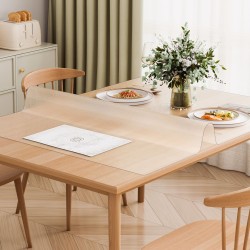 Pöydänsuoja PVC läpinäkyvä suorakulmainen 609,6 x 1219 mm 1,5 mm paksu