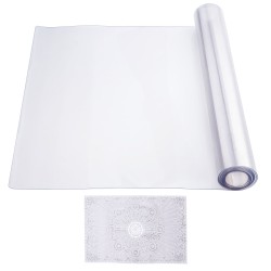 Pöydänsuoja PVC-muovinen läpinäkyvä 1,5 mm paksu 1067 x 2438 mm suorakulmainen