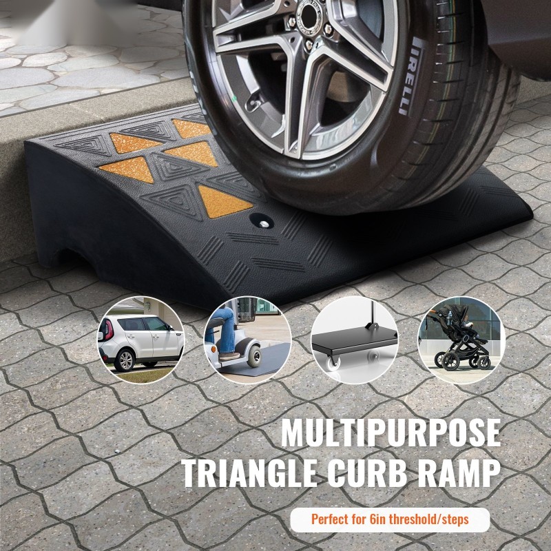 Kuminen reunakiviramppi 2 kpl pakkaus 6 tuuman nostokorkeus 15 tonnia kantavuus