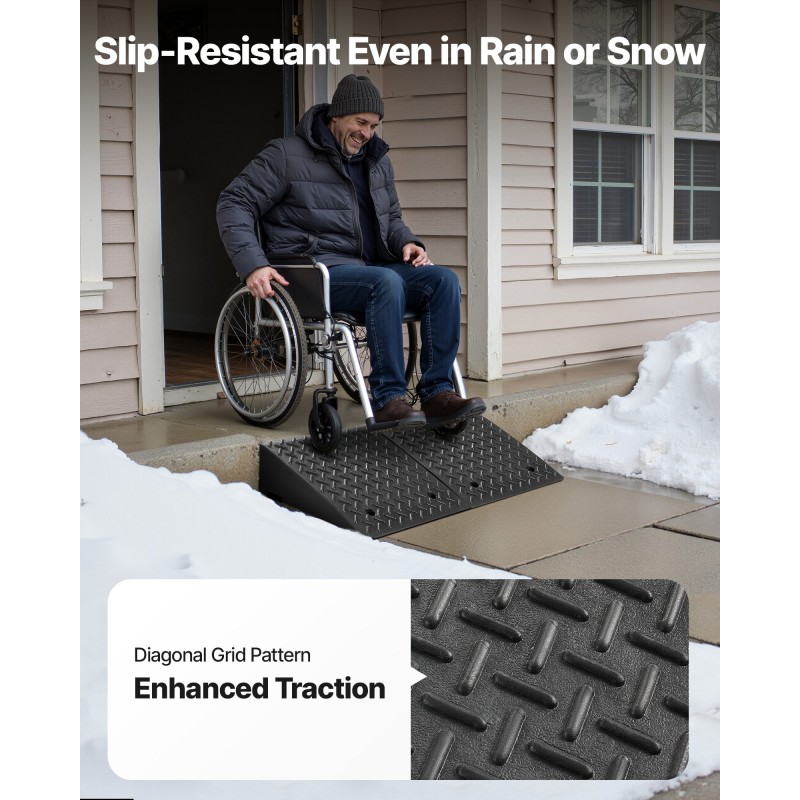 Ajoluiskapari kumimuoviyhdiste 2 kpl 17,8 cm nousukorkeus 3,175 tonnin kantavuus vedenpoistokanavalla