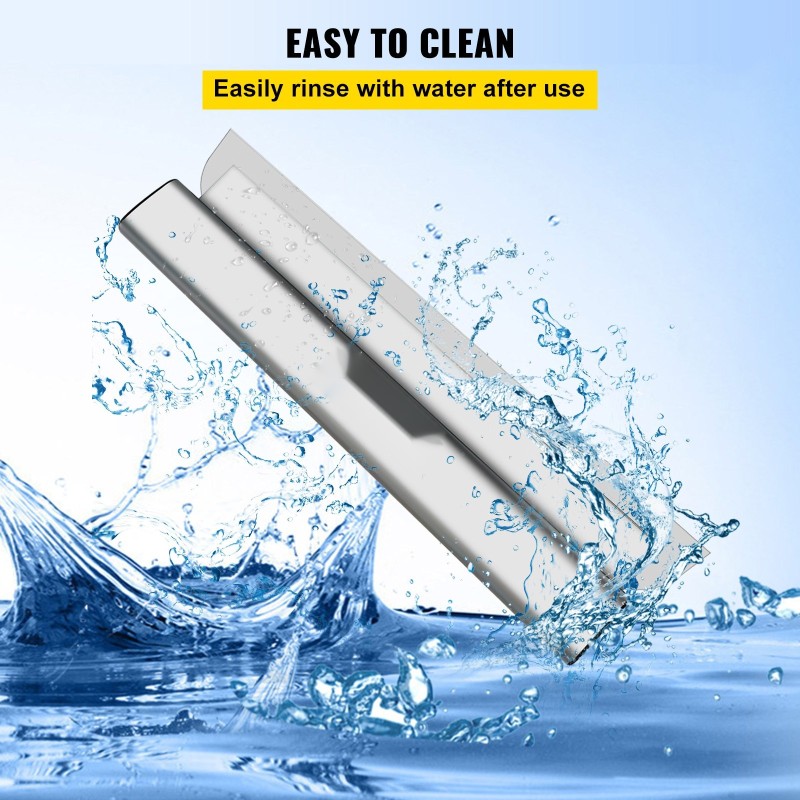 Tasoitusterä 80 cm ruostumaton teräs 0,5 mm alumiinirungolla kipsilevyille