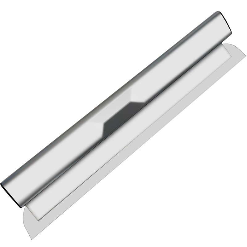 Tasoitusterä kipsilevyille 100 cm ruostumaton teräs 0,5 mm alumiinikahva 1 kpl