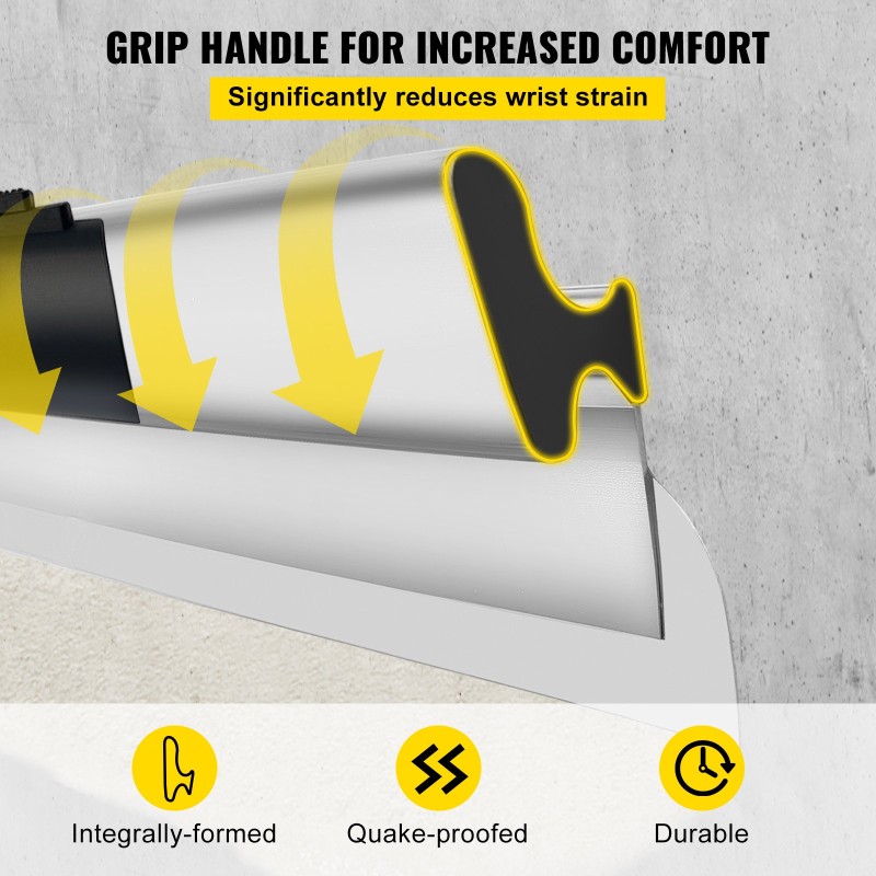 Tasoitusteräsarja ruostumatonta terästä 10 24 ja 32 tuumaa kipsilevyille säädettävällä jatkovarsilla