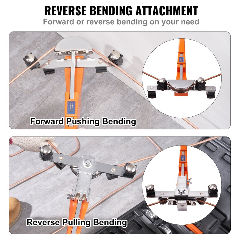 Putkentaivutussarja räikkämekanismi 6,4–22,2 millimetriä kupari alumiini 90 asteen seitsemän muottia