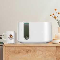 Mukiprässi automaattinen yhden painikkeen Teflon-pinta ABS silikoni 11–15 unssin mukeille