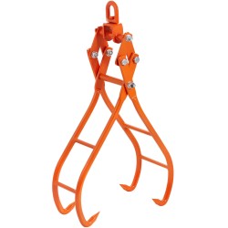 4 kourainen teräksinen puukoura tartuntakoko 28 tuumaa 1000 kg nostokyky traktoreihin