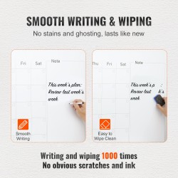 Magneettinen kuukausikalenteritaulu 915 x 610 mm alumiinikehys kuivapyyhittävä pinta