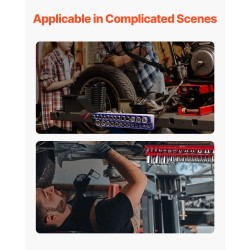 Magneettinen hylsyjärjestelijä 8 osaa muovi kumimagneetti metrinen ja tuumakoko 199 hylsylle