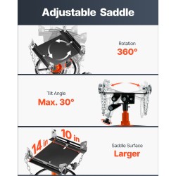 Hydraulinen teleskooppinen vaihteistonostin 600 kg 81–170 cm jalkapoljin 360 asteen pyörät