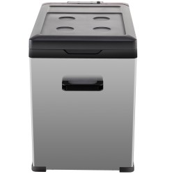 Kannettava 50 l kompressorijääkaappi-pakastin yhden vyöhykkeen 12/24V ja 110–240V