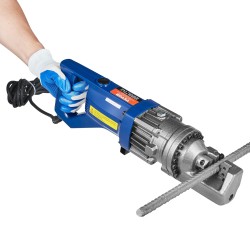 Sähköhydraulinen harjateräsleikkuri 1000 wattia leikkaushalkaisija 4–16 millimetriä mukana työkalulaukku