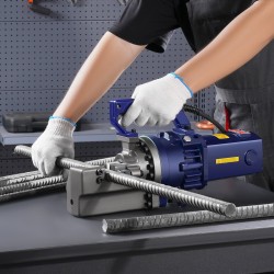 Sähköhydraulinen raudoitusleikkuri valurautarunko 1700W 5–25 mm mukana työkalulaukku ja öljyastia