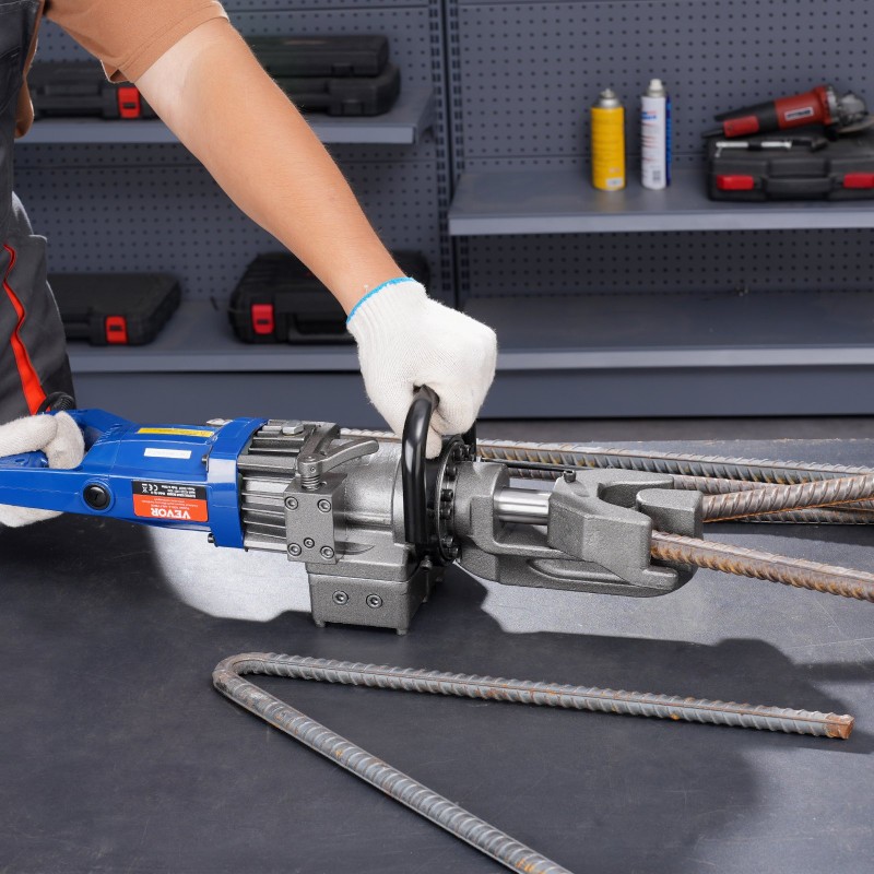 Sähkökäyttöinen hydraulinen harjaterästaivutin 1000 W 6–16 mm 0–90 astetta 15 kg