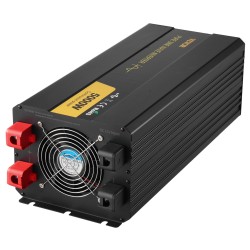Puhdas siniaaltoinvertteri 5000W 12V 230V LCD näyttö USB kaukosäädin