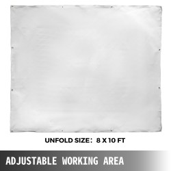 Lasikuituinen hitsaussuojahuopa 2,4 x 3,05 m 550°C messinkiset purjerenkaat