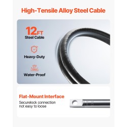 Mekaaninen veneen ohjauspaketti valuteräksestä ja ruostumattomasta teräksestä 13,5 tuuman ohjauspyörällä